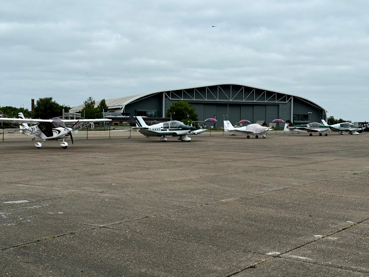 Club aircraft at Duxford Club aircraft at Duxford